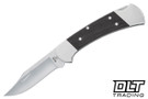 Buck 112 Slim Heritage Elite 112BRS20 - Ebony - Nickel Silver Bolsters - Clip Point MagnaCut Blade