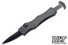 Microtech Halo IV Clip Point - Stonewashed DLC Stainless Steel Handle - Diamondwash DLC Blade - Marfione Custom - 1150-DLCDIASTW-MCK