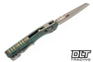 Microtech MSI - Antique Green Titanium Frag Handle - Bronze Stonewash Blade - Marfione Select - 210-13FRMS1