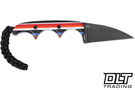 CRKT Minimallist Wharncliffe - Multi-Colored G-10 - Stonewash D2 Blade