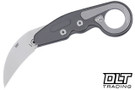 CRKT Provoke Karambit - Silver Aluminum - Satin D2 Blade