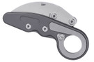 CRKT Provoke Karambit - Silver Aluminum - Satin D2 Blade