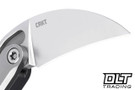CRKT Provoke Karambit - Silver Aluminum - Satin D2 Blade