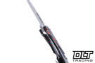 CRKT Nucleus Frame Lock - Stainless Steel - Black & Red Overlay - Bead Blasted 12C27 Blade