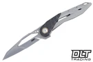 CRKT Nucleus Frame Lock - Gray Titanium - Carbon Fiber Overlay - Bead Blasted MagnaCut Blade