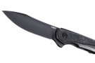 CRKT Padawan Frame Lock - Stainless Steel - Carbon Fiber Overlay - Black 14C28N Blade