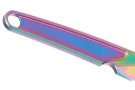 CRKT HandTi Fixed - Iridescent Titanium - Titanium Nitride Blade - Kydex Sheath