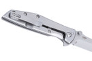CRKT Slag Assisted - Stainless Steel Handle - Bead Blasted D2 Blade