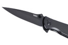 CRKT Slag Assisted - Black Stainless Steel Handle - Black Oxide D2 Blade