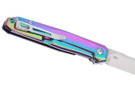 CRKT Facet Flipper - Iridescent Stainless Steel - Satin 12C27 Blade