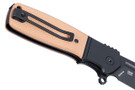 CRKT Homefront Compact Liner Lock - Brown G-10 - Black Aluminum Bolster - DLC S35VN Blade