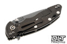 Hinderer 3.25" XM-18 MagnaCut Spanto - Battle Bronze Anodized Titanium - Working Finish Blade - OD Green G-10