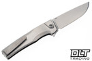 MachineWise Sonora - Raw Ti Bolster - Stonewash Fine Step Titanium - Stonewash S90V Blade #2034
