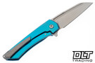 MachineWise Mojave - Aqua Fine Step Titanium - Lightwash S90V Blade #1198
