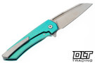MachineWise Mojave - Seafoam Green Titanium - Lightwash S90V Blade # 1196