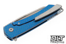 MachineWise Mojave - Distressed Navy Mosaic Titanium - Lightwash S90V Blade #1192