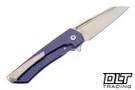 MachineWise Mojave - Plum Mosaic Titanium - Lightwash S90V Blade #1188