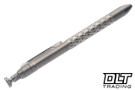 MachineWise ROTA Pen - Parker - Stonewash Knurled Titanium - Twist Cap #0287