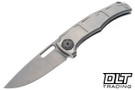 Rangermade Knife & Tool OBJ-2 - Titanium Handle - Drop Point MagnaCut Blade #025