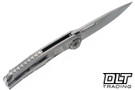 Rangermade Knife & Tool OBJ-2 - Titanium Handle - Drop Point MagnaCut Blade #027
