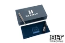 Herman Ishtar - Pink Titanium - Rock Pattern Inlay - Shiny Stonewash MagnaCut Blade #0850