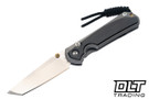 Chris Reeve Small Sebenza 31 - Tanto - Bog Oak Inlay - #40