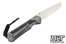 Chris Reeve Small Sebenza 31 - Tanto - Bog Oak Inlay - #40 - Back