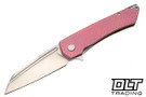 MachineWise Mojave - Pink Mosaic Titanium - Stonewash S90V Blade #1171