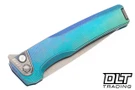 MachineWise Sonora - Raw Ti Bolster - Distressed Horizontal Fade Epicenter Titanium - Lightwash S90V Blade #2020