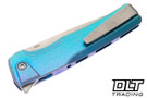 MachineWise Sonora - Raw Ti Bolster - Distressed Horizontal Fade Epicenter Titanium - Lightwash S90V Blade #2020