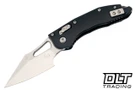 Microtech Mini Stitch Ram-Lok S/E - Black Handle - Stonewashed Blade - 169MRL-10