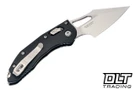 Microtech Mini Stitch Ram-Lok S/E - Black Handle - Stonewashed Blade - 169MRL-10