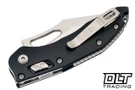 Microtech Mini Stitch Ram-Lok S/E - Black Handle - Stonewashed Blade - 169MRL-10