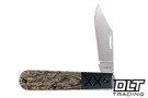 Case Fossil Jigged Luna Richlite - Stonewash Satin S35VN Blade