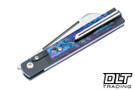 Jack Wolf Feelbetter Jack - Purple Abalone - Belt Satin S90V Blade