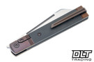 Jack Wolf Feelbetter Jack - Dark Blasted Starburst Titanium - Belt Satin S90V Blade