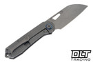 Kunwu Diablo - Diamond Texture Titanium - Stonewashed Vanax Blade