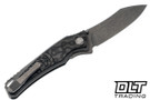Hawk Knives Talon M390 - Titanium Handle - Black Camo FatCarbon Overlay