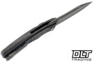 Hawk Knives Talon M390 - Titanium Handle - Uni Black FatCarbon Overlay