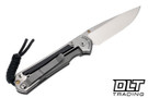 Chris Reeve Small Sebenza 31 - Polished Blade - Bog Oak Inlay - #52 - Back