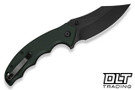 CIVIVI Knives 24068-2 Pentad Flipper - Teal Green G-10 - Black Stonewashed Nitro-V Blade