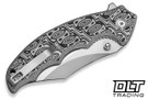 CIVIVI Knives 24068-3 Pentad Flipper - Black/White Vortex Micarta - Satin Nitro-V blade