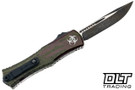 Microtech Hera II Mini - Outbreak Handle - Stonewashed Blade - Signature Series - 1703M-1OBDS