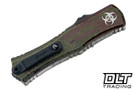 Microtech Hera II Mini - Outbreak Handle - Stonewashed Blade - Signature Series - 1703M-1OBDS