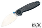 Vosteed Shilin Cutter - Vanchor Lock - Black Carbon Fiber - Satin Elmax Blade