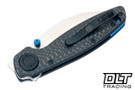 Vosteed Shilin Cutter - Vanchor Lock - Black Carbon Fiber - Satin Elmax Blade