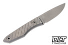 Big Idea Design - USA Lookout Fixed Blade - Titanium - Stonewashed Drop Point MagnaCut Blade