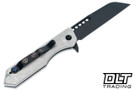 Heretic Jinn Manual - Battle Black MagnaCut Blade - Blizzardworn Aluminum Chassis
