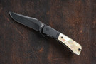 Finch Gooseneck - Mother of Pearl - Blackwashed 14C28N Blade