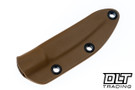 Sliwkosky Apex - Green Canvas Micarta - Satin AEB-L Blade - Tan Kydex